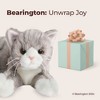 Bearington Collection Socks Plush Stuffed Animal Grey Striped Tabby Cat 15", For Ages 3-14 - 4 of 4