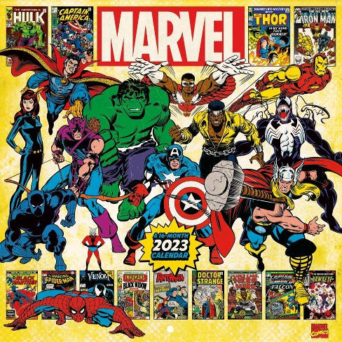 2023 Marvel Comics Wall Calendar - Trends International : Target