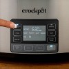 Crock-Pot 6qt MyTime Technology Programmable Slow Cooker - Stainless Steel: 10 Settings, Auto Keep Warm, Dishwasher-Safe - 4 of 4