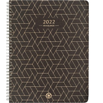 AT-A-GLANCE 2022 8.5" x 11" Weekly & Monthly Planner Elevation Eco Gray 75-950R-30-22