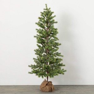 5'H Sullivans Emerald Pine Tree In Burlap, Green - 1 of 3