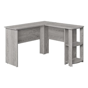 HomeRoots 47" Gray Wood Corner Computer Desk - 1 of 3