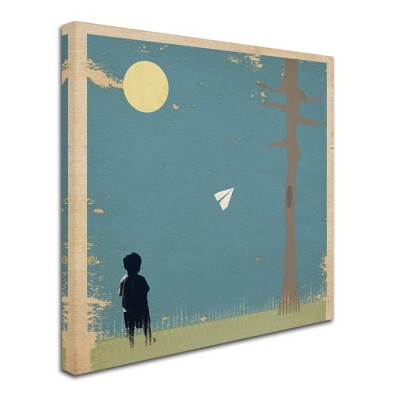 Trademark Fine Art -Tammy Kushnir 'Paper Airplane' Canvas Art