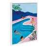 18" x 24" Sylvie Pool Ladies By Maja Tomljanovic Framed Wall Canvas White - Kate & Laurel All Things Decor: Vertical Digital Art - 2 of 4