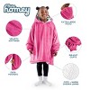 The Bare Homey - Kids Wearable Blanket - Fleece Side Pockets - 3 of 4