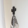 Cactus Wall Hook Black Cast Iron by Foreside Home & Garden - 2 of 4