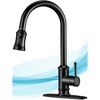 Single-Handle Kitchen Faucet with 3-Mode Pull-Down Sprayer, Versatile Tap Head for 1 or 3 Hole Installation, 360� Swivel - 3 of 4