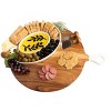 Jeanne Fitz Wood + White Collection Acacia Wood Round Charcuterie Board - Large - 4 of 4