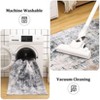 Modern Abstract Area Rugs, 8x10 Machine Washable Low Pile Rug with Non Slip Backing, Stain Resistant Floor Carpet for Living Room, Bedroom - 4 of 4