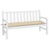 vidaXL Garden Bench Cushion Beige 59.1 in.x19.7 in.x2.8 in. Oxford Fabric - 3 of 4