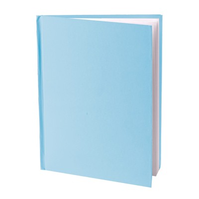 Young Authors Blue Hardcover Blank Book, White Pages, 11"H x 8-1/2"W Portrait, 14 Sheets/28 Pages (Pack of 6)