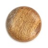 Storied Home Modern Marble Canister with Wood Lid - 4 of 4