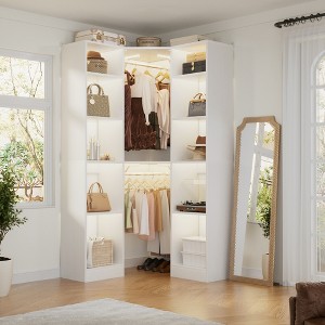 Aheaplus Corner Closet System with 12 Shelves - 1 of 4