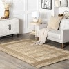 Nuloom Bronya Solid Tiled Jute Indoor Area Rug 5' x 8' in Natural - 2 of 4
