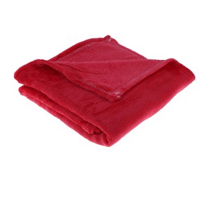 Unique Bargains Blanket Simple Coral Fleece 39"x28" - 1 of 4
