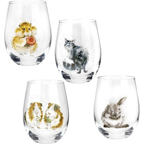 Wildlife Beer Mugs Set of 4