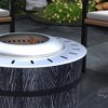 Resenkos Smokeless Fire Pit, Portable Camping Bonfire Stove with Mat for Backyard, Patio, Picnic, Magnesium Oxide, - 3 of 4