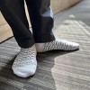 Mustaches and Glasses Argyle Pattern Socks (Men's Sizes Adult Large) from the Sock Panda - 4 of 4