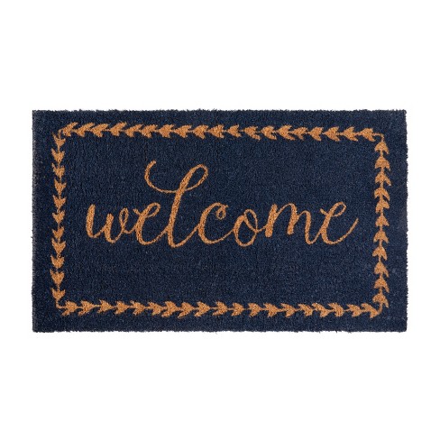 Juvale Natural Coir Doormat, Welcome Mats for Front Door, and Outdoor  Entry, 16x29 In