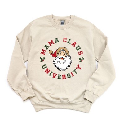 Simply Sage Market Women's Graphic Sweatshirt Mama Claus Circle