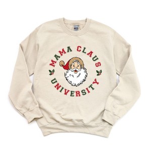 Simply Sage Market Women's Graphic Sweatshirt Mama Claus Circle - 1 of 4