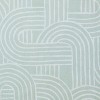LunaLulinlk Green Arches Fabric Shower Curtain, 72" x 72" - 2 of 4