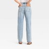 Women's Mid-Rise Patchwork 90's Baggy Jeans - Universal Thread™ - 2 of 4