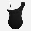 Women's Asymmetrical Flounce Maternity One-Piece Swimsuit -Cupshe - 3 of 4
