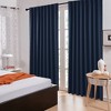 Deconovo Room Darkening Curtains 2 Panels Back Tab Rod Pocket Style - 3 of 4