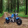 36V 350W Kids Electric Dirt Bike, w/Removable Training Wheels, 16.5MPH Max, Suspension, LED Lights,Music, Leather Seat - 3 of 4