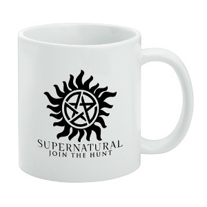 Supernatural Anti Possession Symbol Ceramic Coffee Mug, Novelty Gift Mugs for Coffee, Tea and Hot Drinks, 11oz, White - 1 of 4