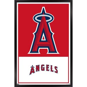 Trends International MLB Los Angeles Angels - Logo 22 Framed Wall Poster Prints - 1 of 4