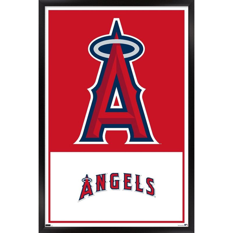 Trends International MLB Los Angeles Angels - Logo 22 Framed Wall Poster Prints, 1 of 7