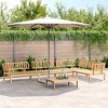 vidaXL - 5 Piece Patio Pallet Sofa Set - Solid Acacia Wood Garden Outdoor Furniture - Modular Design - 1 Table 4 Sofas - 2 of 4