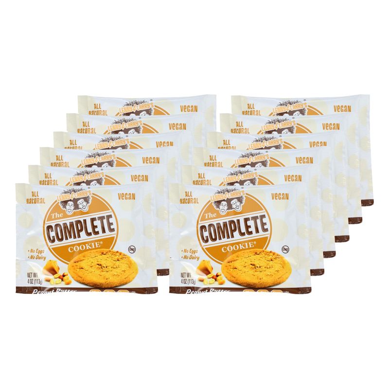 Lenny & Larry's The Complete Cookie Peanut Butter - 12 bars, 4 oz, 1 of 5