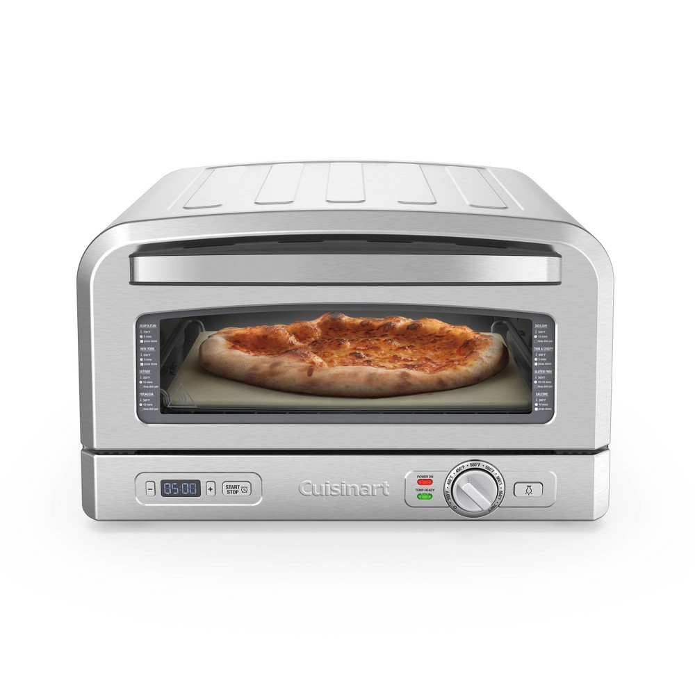 Photos - Toaster Cuisinart Indoor Countertop Pizza Oven Stainless Steel - CPZ-120 