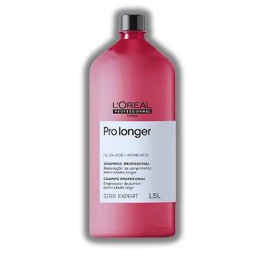L'Oreal Serie Expert Pro-Longer Shampoo (50.7 oz / 1.5 L XXL LITER) Loreal Hair Thickening Shampoo | Gently Cleans | Adds Volume and Shine