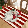 Lomsoe 1pc, Santa Claus Welcome Extra Thick Doormat - Doorway Carpet, Suitable For Living Room, Bedroom, Kitchen, Office, Christmas Gift. - 3 of 4