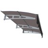 XIYUYEU Window Awning Door Canopy Exterior 79" x 34" Awnings for Doors Polycarbonate Aluminum Alloy with Valance - 2 of 4