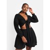 Rebdolls Women's Zoey Textured Wide Leg Shorts - 2 of 4
