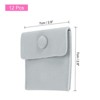Unique Bargains Velvet Snap Button Gift Storage Jewelry Bags 12 Pcs - 2 of 3