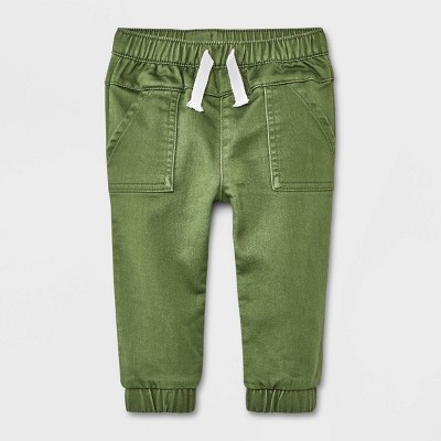 Baby Boys' Casual Pull-On Jeans - Cat & Jack™ Green 0-3M