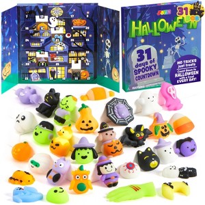Joyfy Halloween Advent Calendar, 31 pcs Halloween Countdown Calendar Mochi - 1 of 4