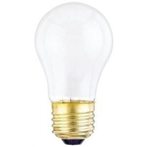 Westinghouse 15 W A15 Appliance Incandescent Bulb E26 (Medium) White 2 pk - 1 of 1