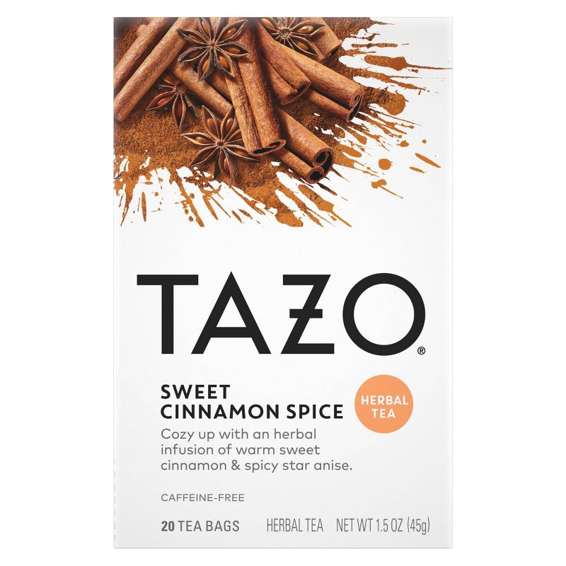 Tazo Sweet Cinnamon Spice Herbal Tea - 20ct, 1 of 7