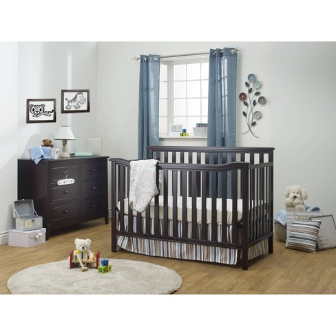 Sorelle Berkley Flat Top Standard Full Sized Crib Espresso Target