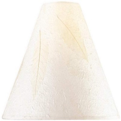 Cal Lighting Hardback Round Paper Shade W/Leaf