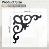 Unique Bargains Self-Adhesive DIY Mirror Wall Decal Stickers 4 Pcs - 2 of 4