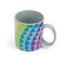 Toynk We Are In This Together Rainbow Window Hearts Ceramic Coffee Mug | 16 Ounces - 3 of 4