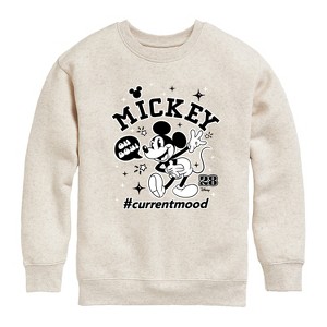 Boys' - Disney - Mickey Mouse Graphic Long Sleeve Fleece Sweatshirt - 1 of 4